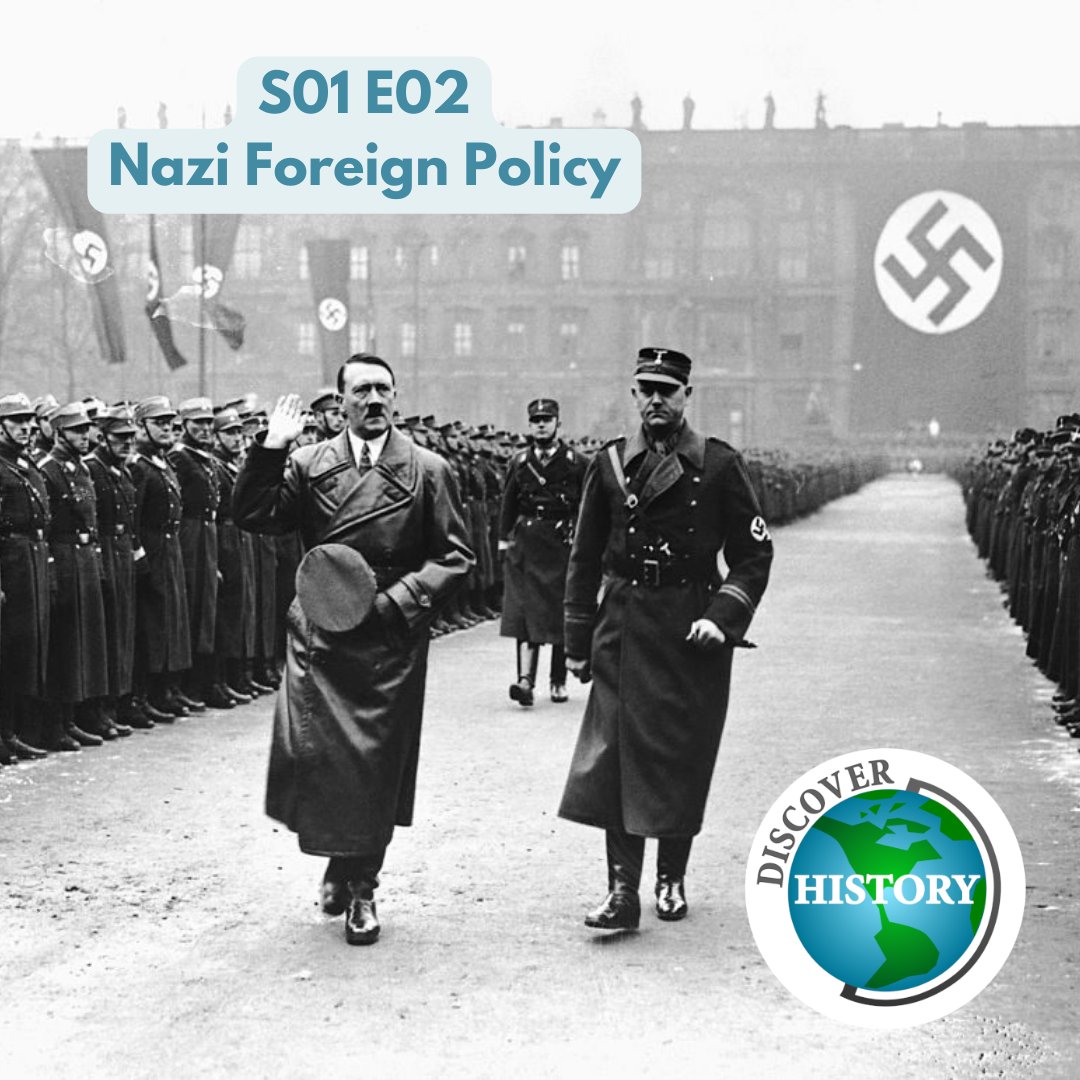 HistoryPodcast's tweet image. New episode today!! This week I'm joined by Safiya Aslam as we unpack Nazi Foreign Policy. Safiya shares an incredibly special story about her personal connection to the end of WWII. Full episode: youtube.com/watch?v=cO7xIi…

#discoverhistorypodcast #ww2 #ww2history
 #history