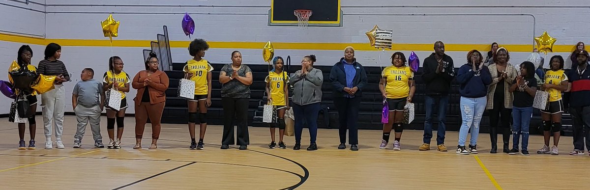 SchoolSnowden's tweet photo. Last volleyball game of the season. Let's go Trojans! https://t.co/DLuPePUVmr