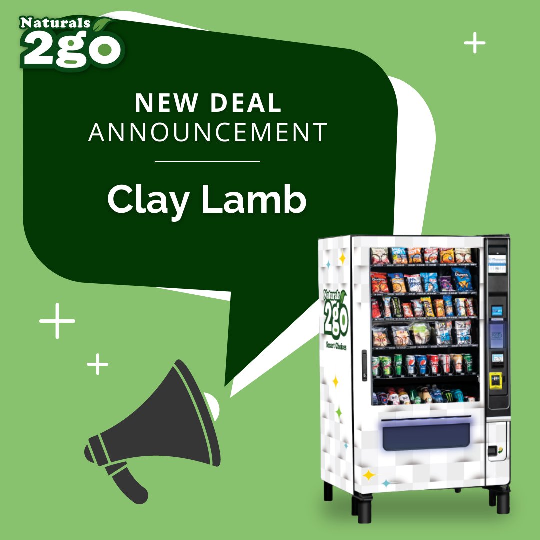 🚨 NEW DEAL 🚨 

Naturals2Go checked all the boxes of what Clay wanted with flexibility and controlling his destiny. He mainly capitalized on current trends in food and snacking categories. 

Congrats, Clay! 🎉 

#Naturals2Go #VendTech
