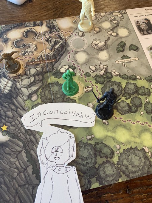 Inktober 2023 day 21 &ldquo;Inconceivable&rdquo;  Pikakitten really enjoys playing the princess bride board game<a href="/tag/art"class="tags"><span>#art</span></a><a href="/tag/boardgames"class="tags"><span>#boardgames</span></a><a href="/tag/monstergirl"class="tags"><span>#monstergirl</span></a><a href="/tag/boardgame"class="tags"><span>#boardgame</span></a><a href="/tag/inktober"class="tags"><span>#inktober</span></a>