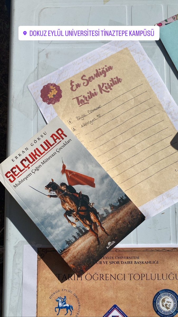 TarihDeu's tweet photo. Bugün topluluk standımıza gelen herkese ve bu etkinliği düzenleyip bizlere bu ortamı sağlayan @universitemDEU ye çok teşekkür ederiz. Yeni üyelerimiz, topluluğumuza hoşgeldiniz. 🎉 Beraber yapacağımız etkinlikler için sabırsızlanıyoruz. 🥳 https://t.co/uivsrWBAVe
