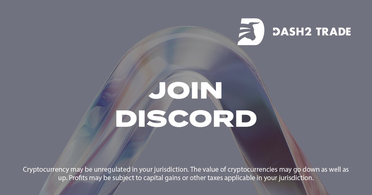 dash2_trade's tweet photo. Make sure you join our Official #D2T Discord to:
β
Be the first to find out the latest news
β
Get 24/7 support from our mods
β
Become part of the international #D2TCommunity
AND MORE!
π Discord - https://t.co/rfQE19D0FH https://t.co/CcO3hmDhof