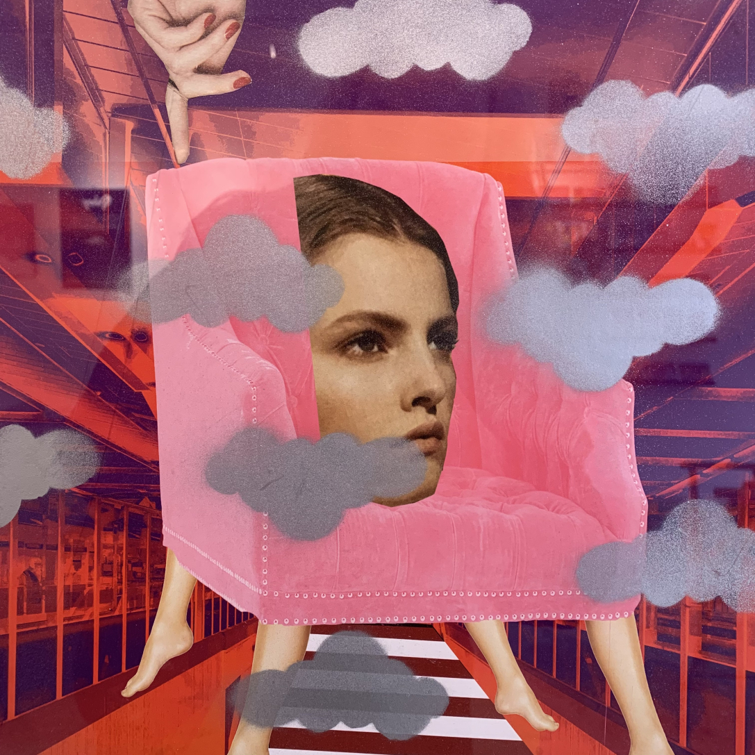 One of Eve Obrochta's beautiful hand finished prints, each finished a little different so you know you'll be getting a completely original piece. Come down to the gallery and check out her work!