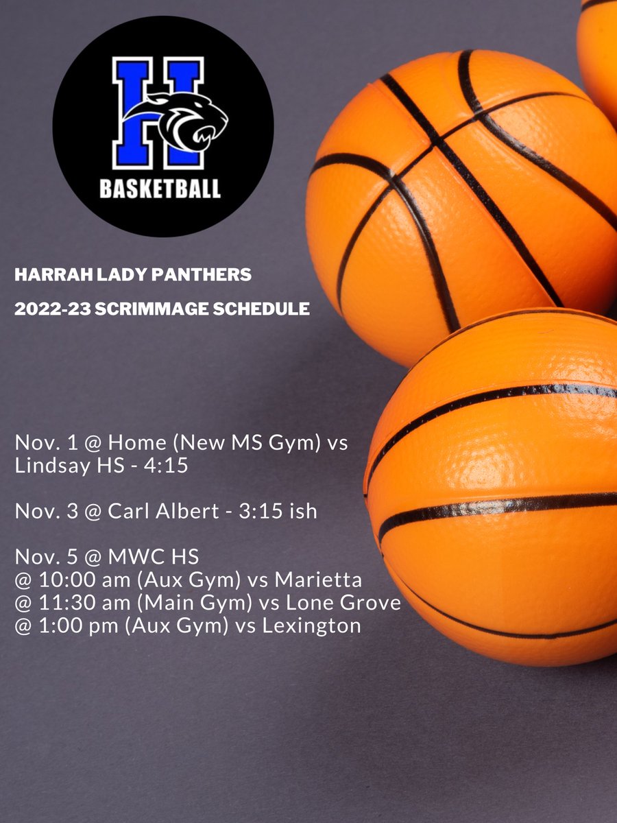 Scrimmage Schedule!! #FAM1LY | #ALL1N 😼✌️