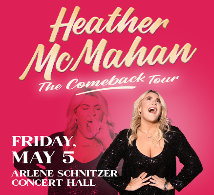Portland'5 Centers for the Arts (@portland_5) on Twitter photo ON SALE NOW! <a href="/OutbackPresents/">Outback Presents</a> Heather McMahan(<a href="/HeatherMcMahan/">Heather McMahan</a>) -The Comeback Tour | Friday May 5th at 8:00pm | <a href="/ArleneSchnitzer/">Arlene Schnitzer Concert Hall</a> | Heather McMahan is back on the road bringing the giggles nationwide | Get your tickets today! bit.ly/3gjT2a6 ON SALE NOW! <a href="/OutbackPresents/">Outback Presents</a> Heather McMahan(<a href="/HeatherMcMahan/">Heather McMahan</a>) -The Comeback Tour | Friday May 5th at 8:00pm | <a href="/ArleneSchnitzer/">Arlene Schnitzer Concert Hall</a> | Heather McMahan is back on the road bringing the giggles nationwide | Get your tickets today! bit.ly/3gjT2a6