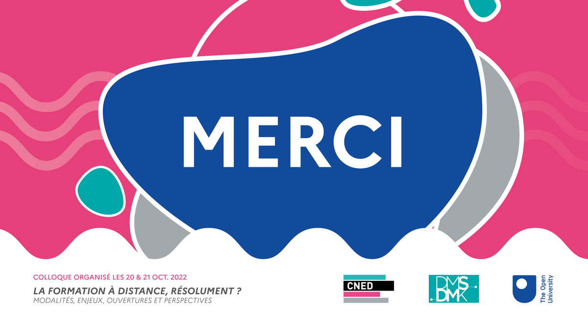 [#Distance2022] Le #CNED remercie l'ensemble des intervenants et participants répartis sur quatre continents pour ces deux journées d’échanges riches en réflexions sur la formation à distance. <a href="/OpenUniversity/">The Open University</a> #FOAD #DMS
🙏👋