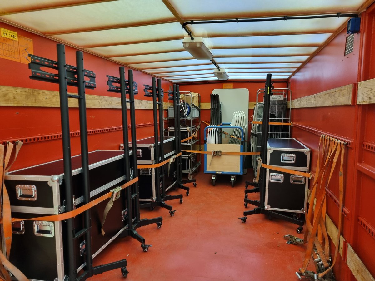 Na een 3-tal intensieve weken zitten ze erop! De BV themaweken van 3 Noord.

Na een dergelijke sessie hoort opruimen er ook bij. Vandaag hebben we de materiaal container weer schoongemaakt en ingericht.

In deze container zit hardware om met 6 deelnemers te kunnen draaien.