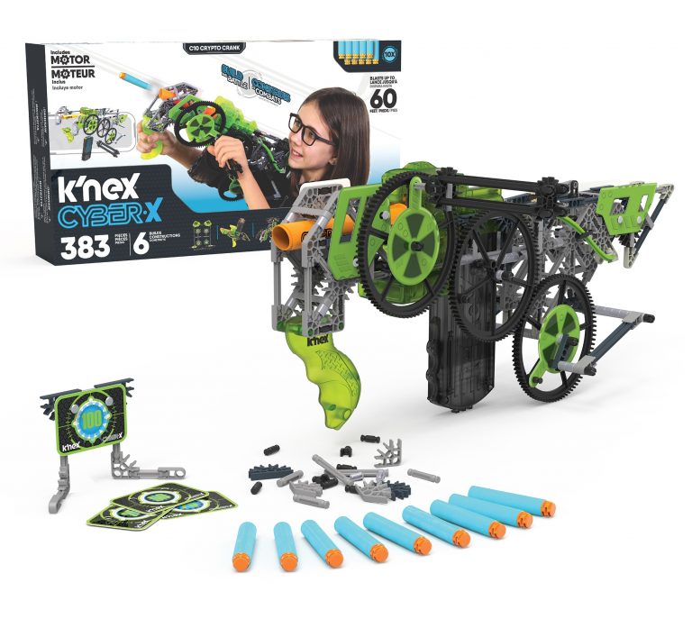 Get ready for the ultimate build and blast experience! Fully customizable for endless battle variations. You’ll master the battlefield @basicfuntoys #nappaawards #playlearnconnect #KNEX #KNEXCyberX