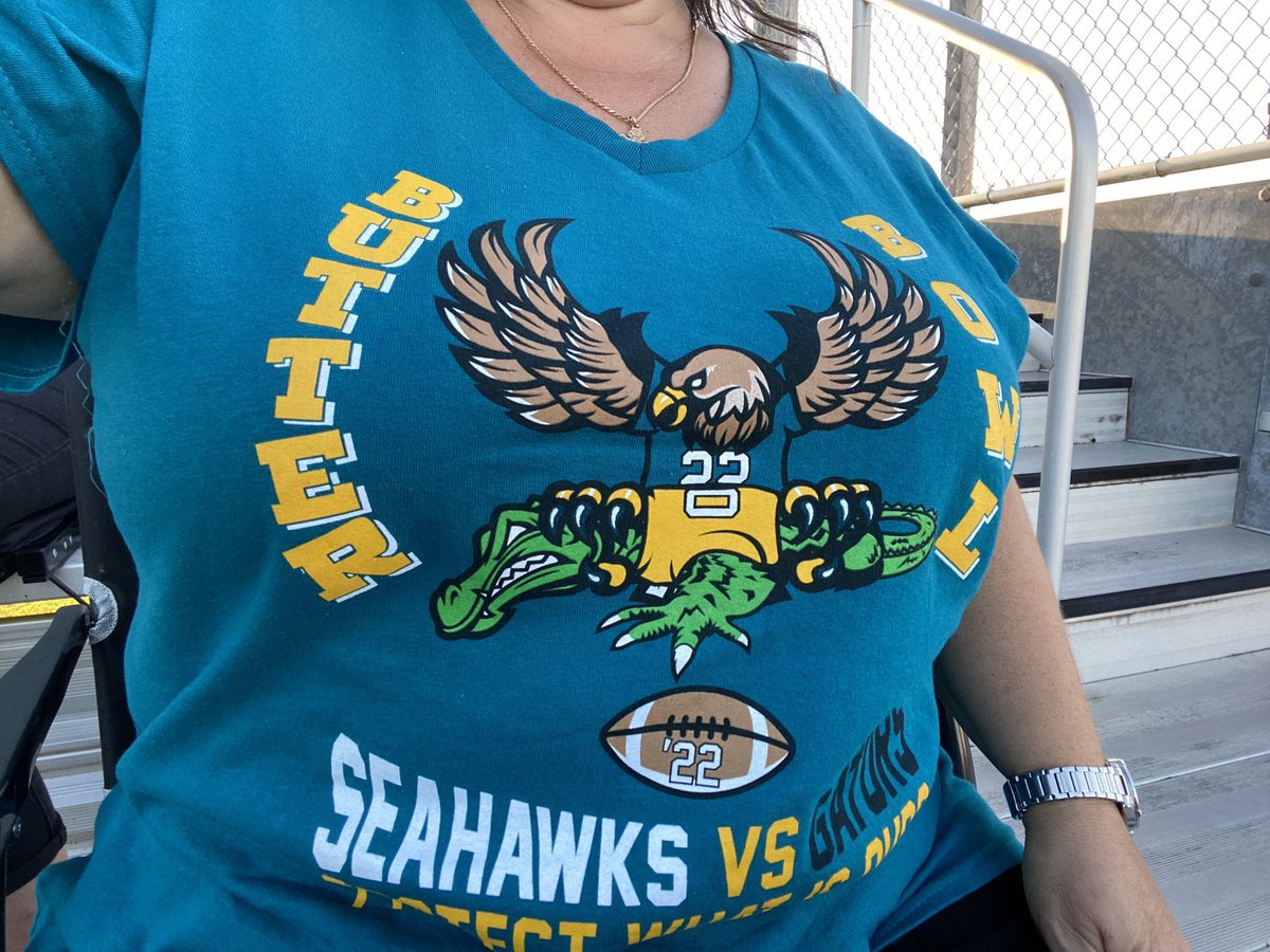 KimmieBTampa's tweet photo. That’s right, it’s @SunlakeFB #GameDay and it’s the #ButterBowl. Let’s get that trophy back!!! You got this. You have what it takes. #ProtecttheNest @NickSolerrr @MillaresFB @JacksonLipski @jphilipenko2023 @tylersmith4_ https://t.co/YQMmsWbZJq