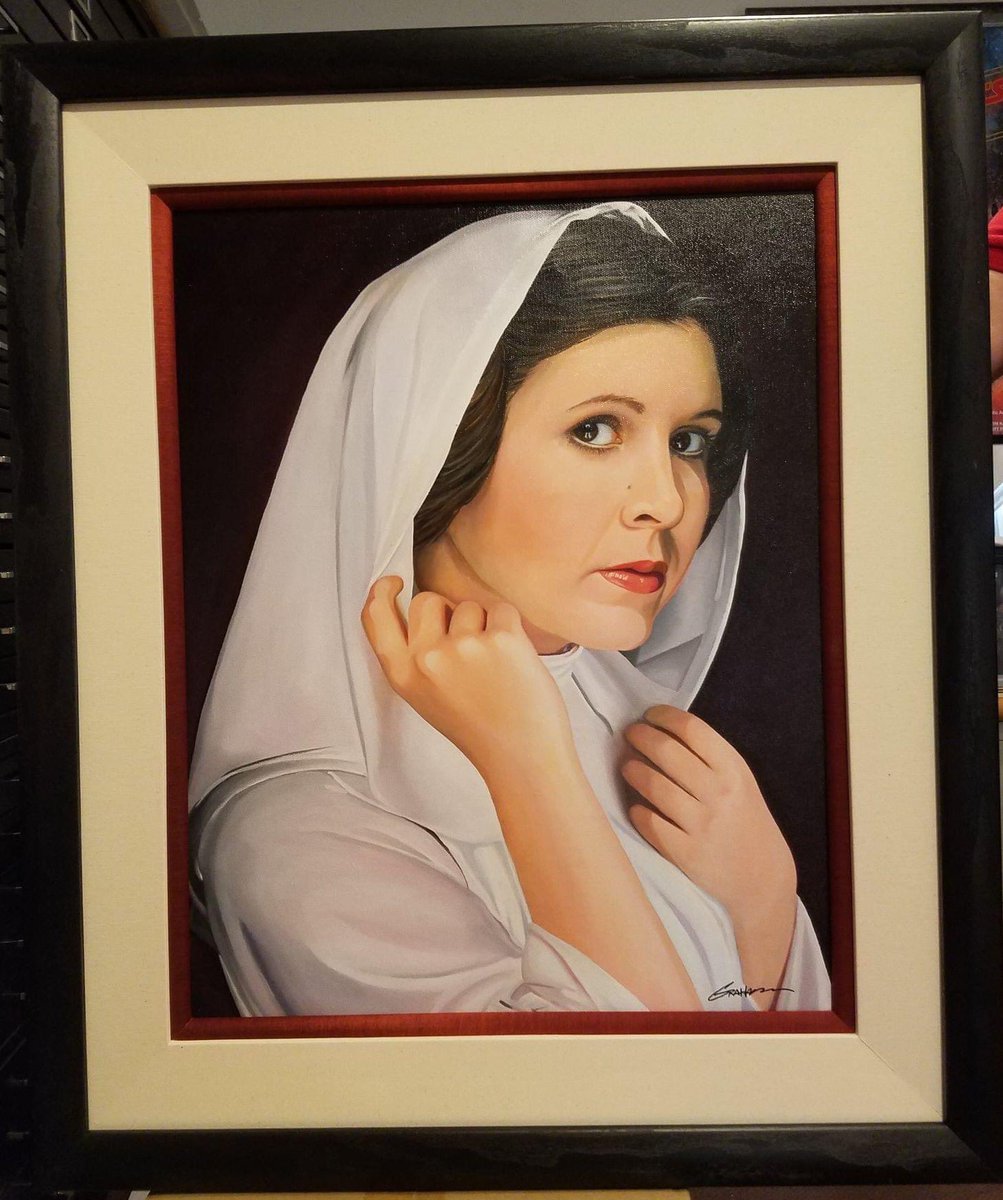 RanchoObiWan's tweet photo. Remembering Carrie Fisher on her birthday.
*Original Art by Kevin Graham
#CarrieFisher #PrincessLeia #ForeverOurPrincess https://t.co/yfvYciJZro