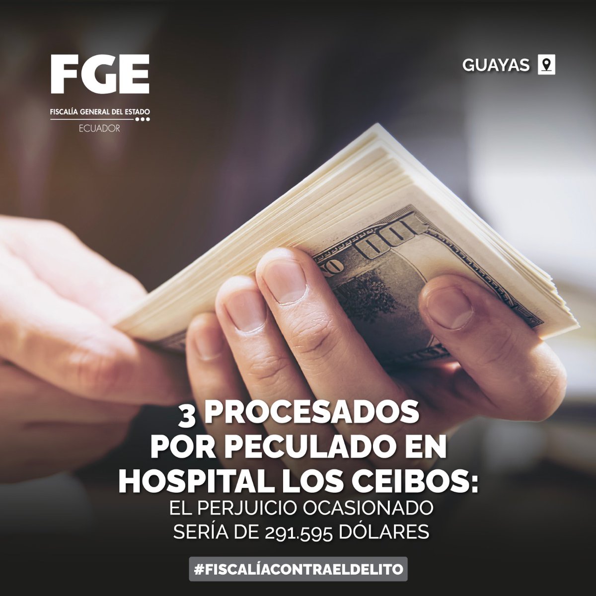 #ATENCIÓN | #Guayas: #FiscalíaEc procesa a 3 detenidos por presunto peculado en la contratación de servicios de mantenimiento para el hospital Los Ceibos del #IESS. #FiscalíaContraElDelito Detalles ⬇️ bit.ly/3SnoBwZ