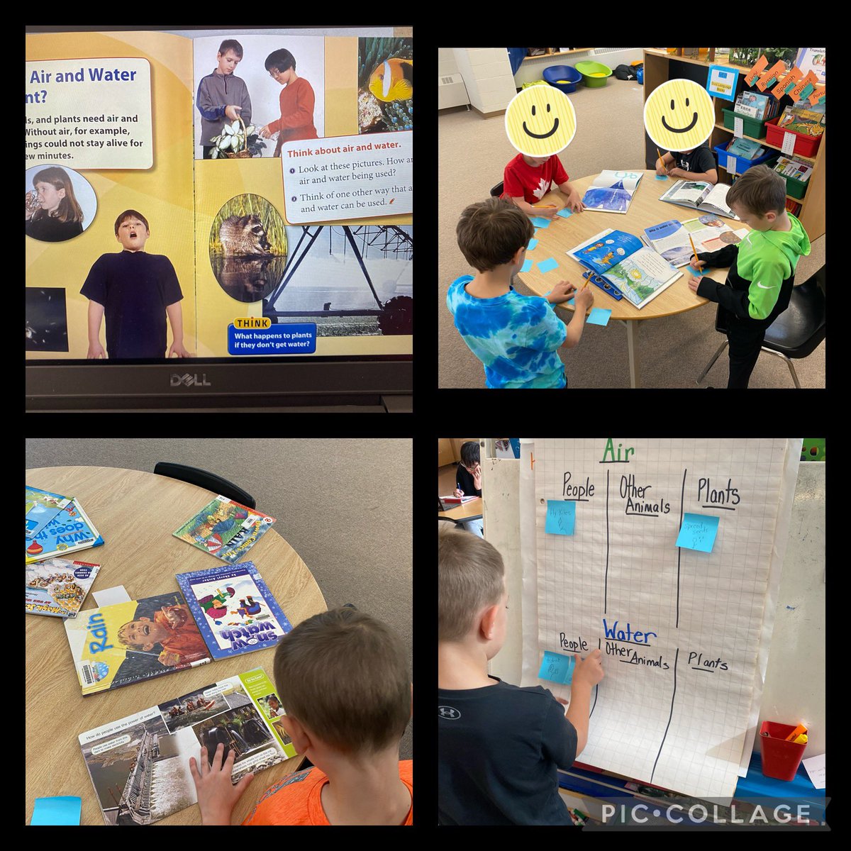 Mrs. Ashton’s Grade 2’s are investigating air and water using non fiction books in The Learning Commons. <a href="/HewittsCreek/">Hewitt's Creek</a>