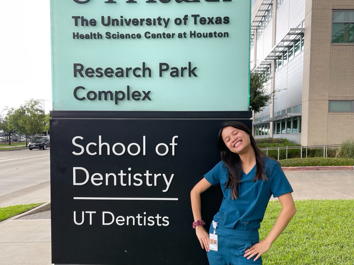 UTHealthHouston's tweet photo. A passion to learn, teach, and serve the community fuels our dental hygiene students at @UTSDHouston. Read the stories of 3 second-year students who are learning the skills they need to help people improve oral, and overall, health. #DentalHygieneMonth https://t.co/6HoE8i5r52 https://t.co/yGUNfv7PUe