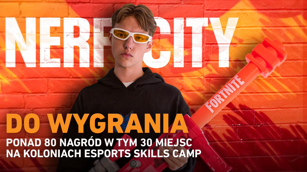 devils1gg's tweet photo. Już jutro otwiera się NERF City - miasto w grze Fortnite, w którym wszystko jest możliwe!
Do wygrania wyrzutnie NERF oraz kolonie Esports Skills Camp od DV1! Pula nagród to ponad 40.000 😮
Pierwszy stream jutro o 11 na kanale @zaxsek który wytłumaczy Wam zasady gry! #nerfcity https://t.co/BcLZ9jJyyh