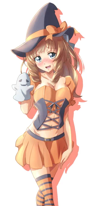 ハロウィンイラスト2人目詩音ちゃん!#オルガル2 #オルガルイラスト部 