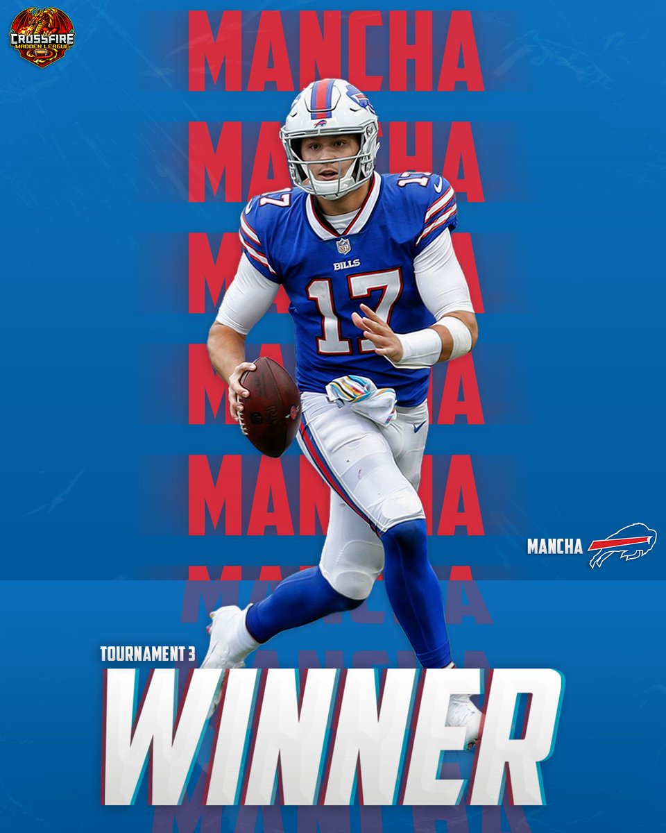 CrossfireLG's tweet photo. Congratulations to Mancha of WINNING Crossfire Tournament 3 and MOVING UP to #1 on the Crossfire's waiting list!

#FranchiseNation // @EAMaddenNFL @CFMNetwork @NeonSportz @LeagueCrawler https://t.co/0nmh47sptk