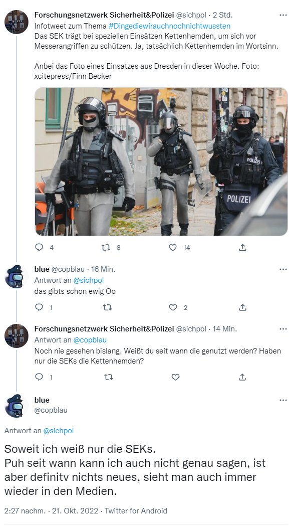 HSB_Forum's tweet photo. "Gibt's schon ewig."
"Oh ghyle, erzähl mal mehr!"
"Geht nicht, weil ich eh nur Shise labere, die ich mir zusammenreime, um in der #CopBubble zu punkten."
👮‍♂️🔵➡️🤡

Cc @sichpol @cilip_de - Leute, hört auf, der Dude KANN nicht konkret werden, denn er weiß es nicht. #ausGruenden https://t.co/ZY33Rt5tnC