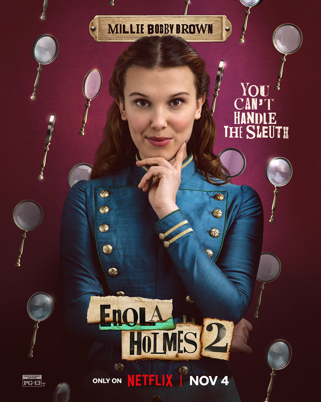 Nieuwe Enolma Homes 2 karakterposters op Netflix België