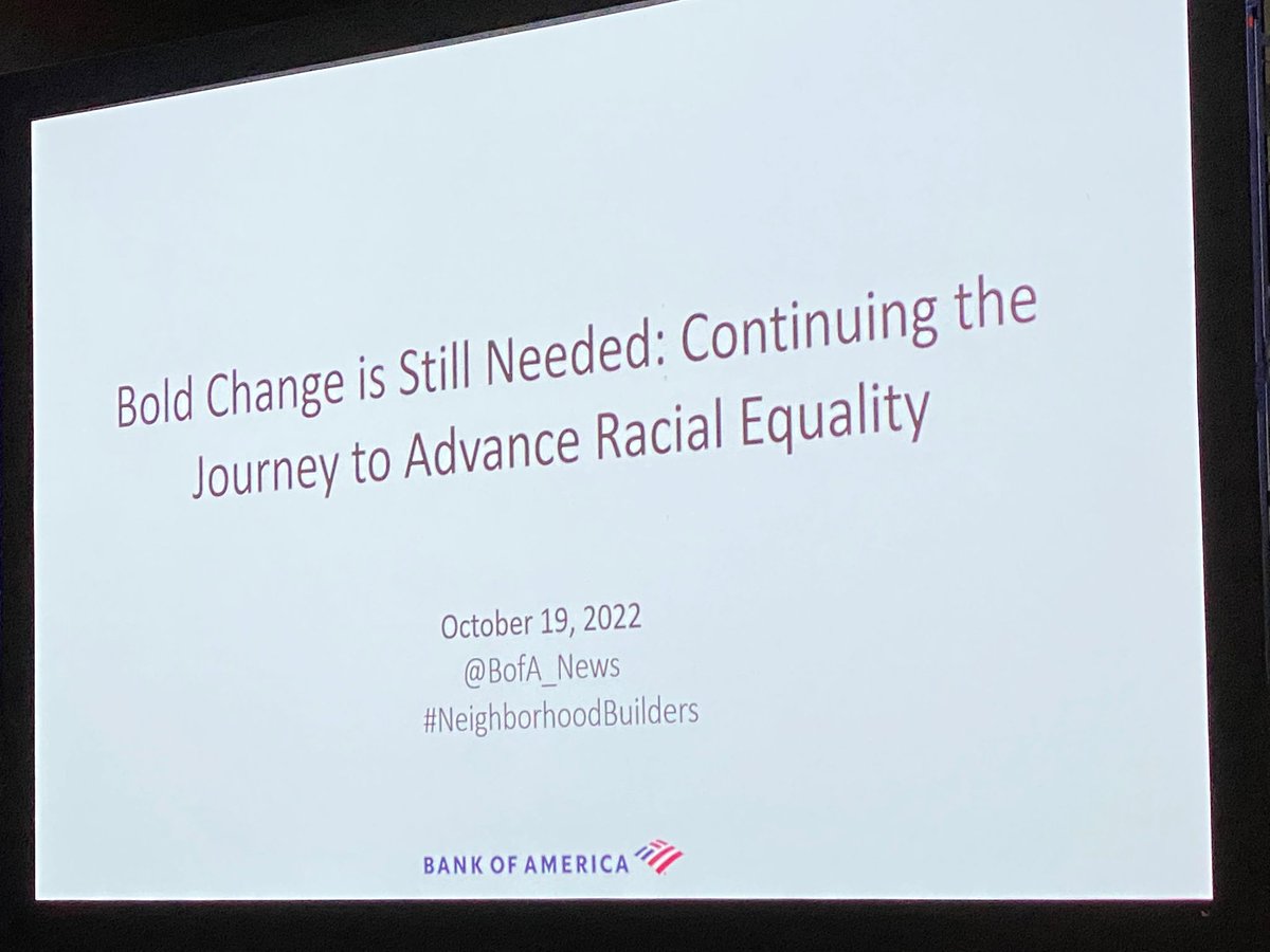 Grateful for The Neighborhood Builders Program of <a href="/BankofAmerica/">Bank of America</a>. Thank you Ebony Thomas,<a href="/cmontana9541/">Connie Montana</a>  <a href="/JamieKahns/">Jamie Kahns</a> for the inspiring space to meet my fellow #NeighborhoodBuildersRacialAwardees  to celebrate our collective work. <a href="/BofA_News/">Bank of America News</a>  #Boldchangeisstillneeded