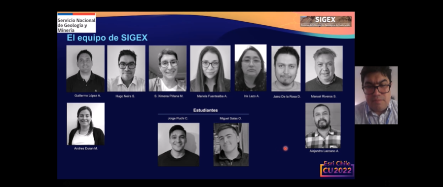 sernageomincl's tweet photo. ESRI 2022! Profesionales de @Sernageomin de la Sub. Nacional de Geología participaron en la Conferencia de usuarios #Esri2022, donde presentaron dos casos exitosos como la plataforma #Sigex e #ImageServerInstitucional.👏👏 https://t.co/gxItEs5EGl