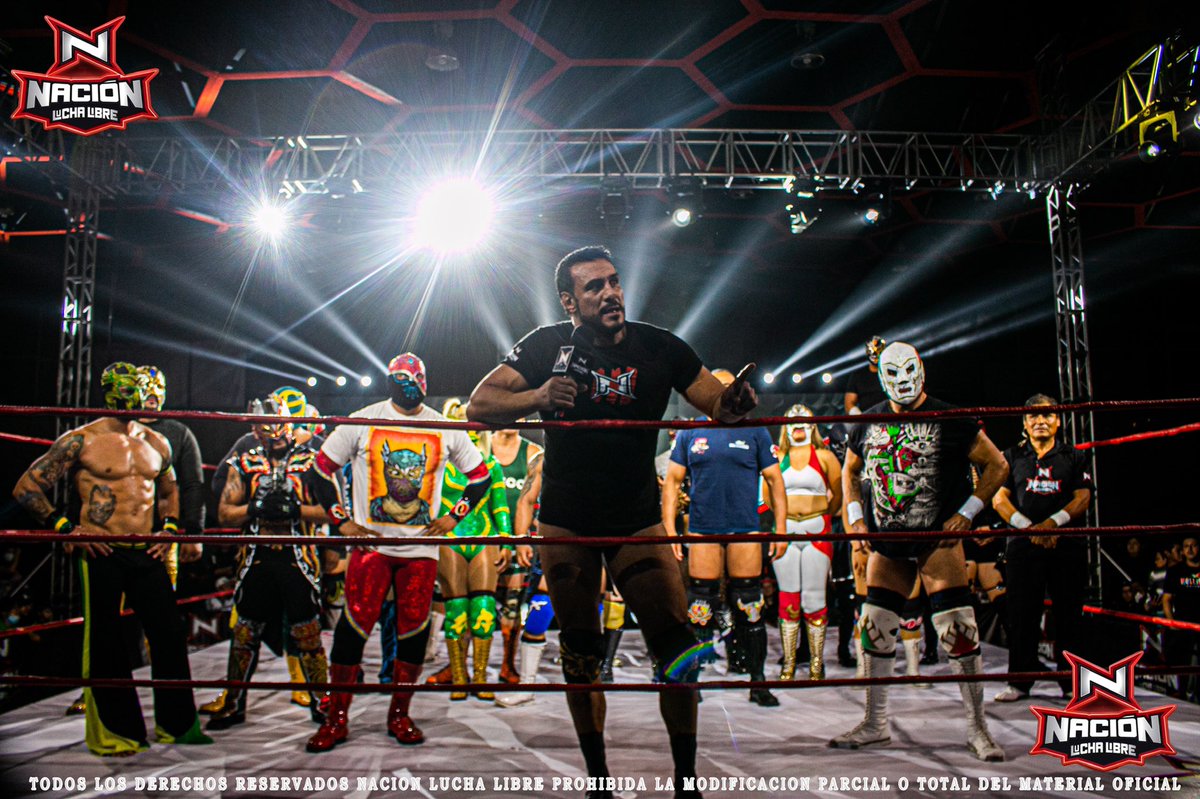 Nos vemos el 6 de noviembre en el Gimnasio Juan De la Barrera con <a href="/NacionLucha/">Nación Lucha Libre Oficial</a> 🇲🇽🔥