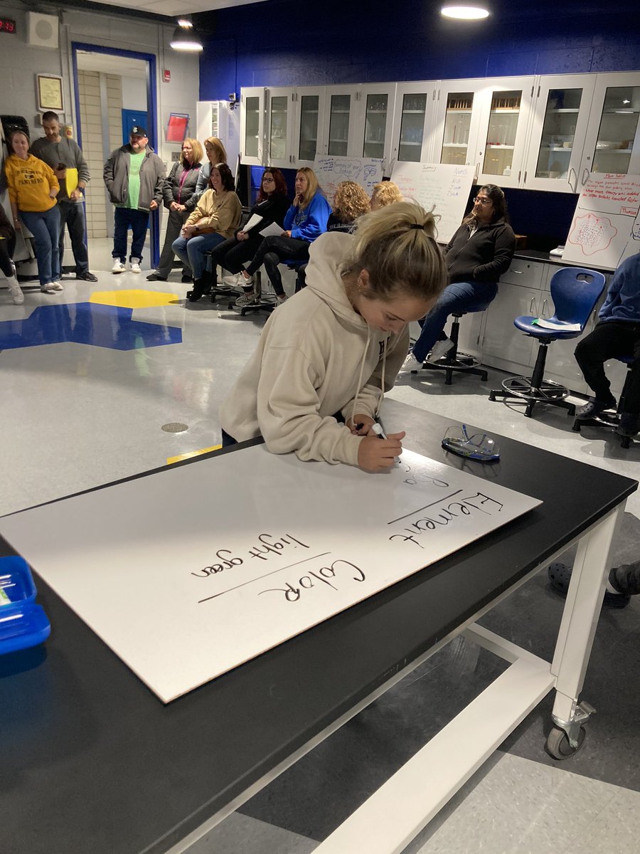 Thank you Mr. Sutherland and Dr. Gill for engaging our 8th grade students and parents in the flame test at the “4 Years and Beyond” Program at PTHS.