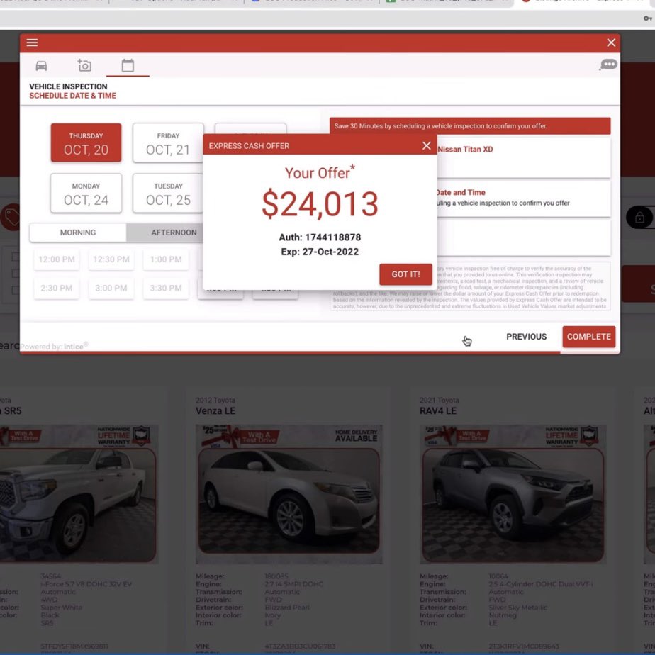 intice_'s tweet photo. You can’t do #DigitalRetail with a Real Number on the trade.  In this video I discuss our Trademaker Express Cash Offer System - specifically discuss how we create our Pricing Matrix.  
#digitalretailer #digitalretailing #intice #ExpressCashOffer 
#automotiveretail https://t.co/MRRCm13uXH