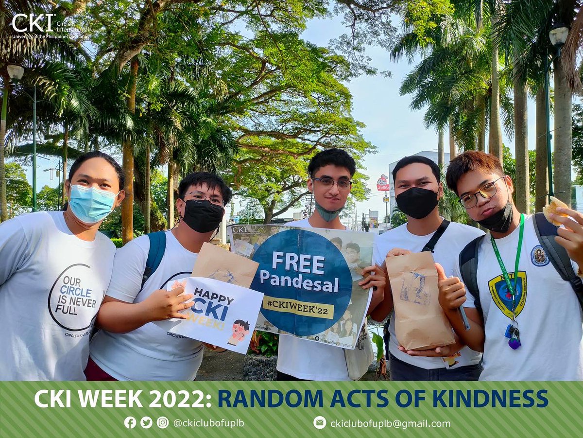 ckiclubofuplb's tweet photo. One act of kindness can go a long way.
For the fifth day of our #CKIWeek, we gave out free pandesal to early birds inside the campus. From students, visitors, and maintenance workers, everyone enjoyed the fresh and crispy pandesal amidst the busy day waiting ahead. https://t.co/5qqOsXnCEa