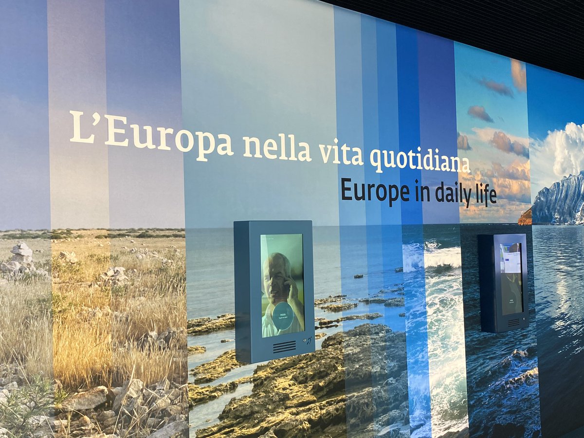 🇪🇺 Tutto pronto per l’apertura a Roma del nuovo spazio interattivo per scoprire l'Europa! 

🔵 Al via tra poco alle 15 il briefing tecnico in anteprima per la stampa

Segui la diretta 👇🏻
bit.ly/3VESRpQ

 #EuropaExperience