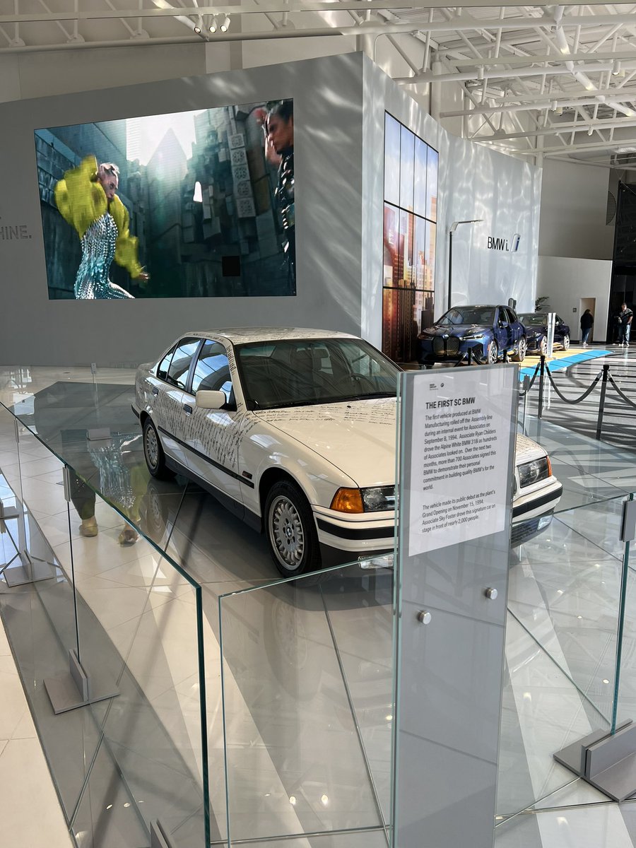 jordan_ballou's tweet photo. I had the best time visiting AFHC in Greer, SC yesterday where 2 of our @UofSCPharm PGY1/2 Community Pharmacy Admin &amp; Leadership Residents practice. Squeezed in a @BMW museum tour and had lunch in Downtown @CityofGreer. Such a cute city and a really unique practice opportunity https://t.co/chTd7E3Ppg