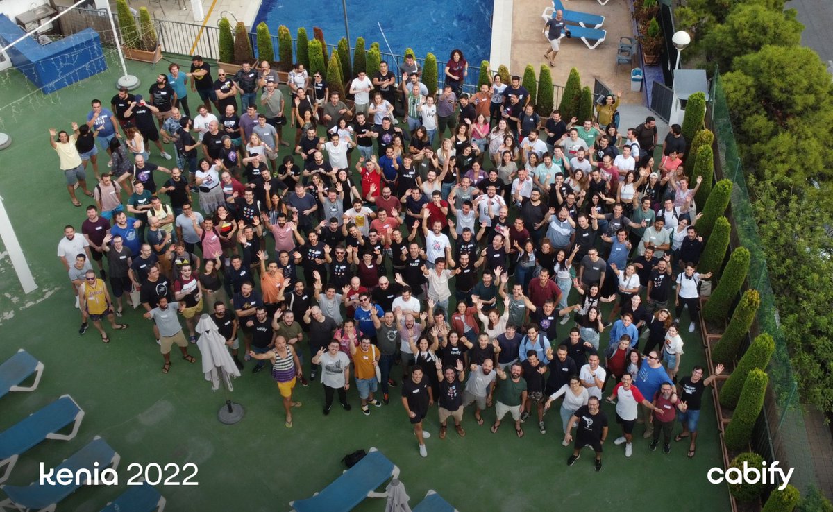 When the only way to fit all the talent in your team in one picture requires a drone, it means you are getting serious.

I want to thank everyone at <a href="/CabifyTech/">Cabify Tech</a>  for making #kenia2022 such a memorable experience

Seguimos!