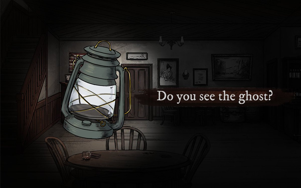 - "Why is there no ghost in the game when the story is called the Ghost?"
- "No ghost? Look who's there?" 

It's #AdventureGameFriday, and we just did a new update. If you haven't tried the demo, Halloween is the time to solve a mystery with your friends.  

Who you gonna call?👻