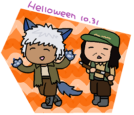 ハロウィン絵を描き終わるまで過去に描いたものをあげることで描いた気になる(??) 