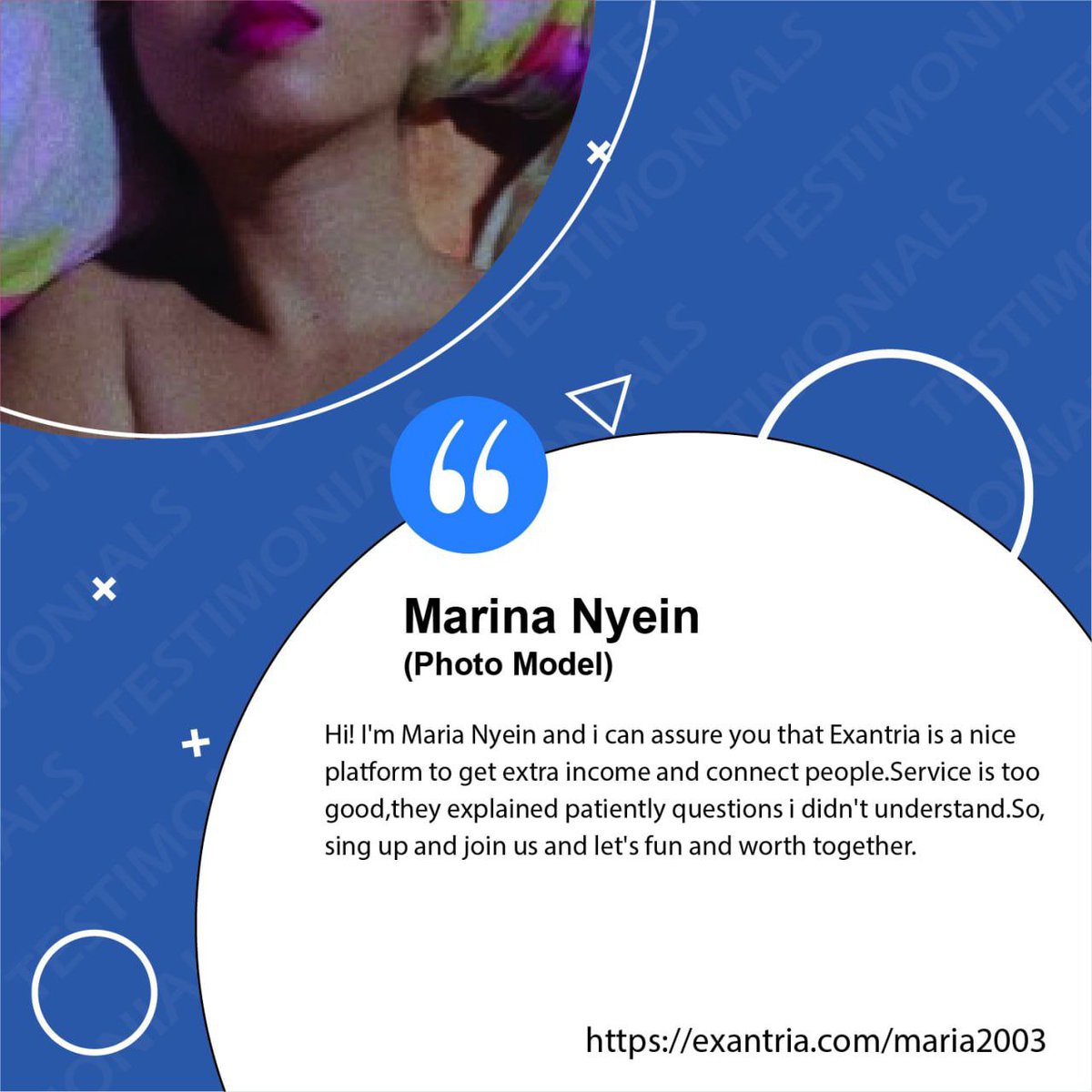 ExantriaVIP's tweet photo. Please check testimonials from Exantria creators!!!
https://t.co/Ay7tkGkSsa
https://t.co/7AQoFYWpym
https://t.co/2u1h7zaDBf
#elitegirlsdoitbetter
#girlswithseptums
#belarusgirls
#girlspic
#newzelandgirl
#girlsontheroad
#malaysiangirls
#womantraveller
#polandwoman
#lookwoman https://t.co/HcY8hQcIeL