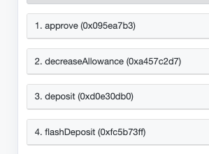 Etherscan now displays function signature, pretty handy!