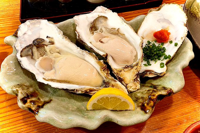 人生初の生🦪✨ 