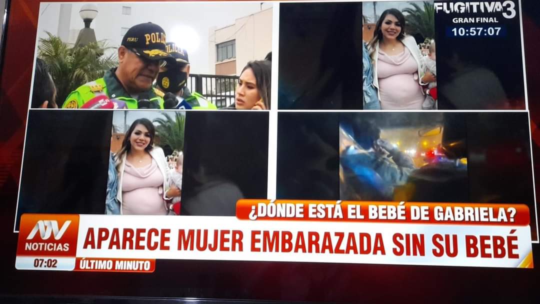 EmergenciasPeru's tweet photo. Apareció pero sin BEBE
Gabriela Olga Victoria Sevilla Torello (30), la mujer reportada como desaparecida desde el pasado 19 de octubre, apareció en Villa Maria del Triunfo y luego trasladada al hospital Militar Crl Luis Arias Schreiber, informó la Policía Nacional. https://t.co/Szfuk7Faom
