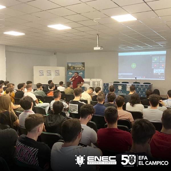 elcampico's tweet photo. 🗞Éxito de participación en la apertura de la programación de charlas “Aprender a emprender con….” organizada por ENEC Business School, en esta ocasión con Iván Teruel Buitrón CEO &amp; Cofunder de @cuore.care y experto en Marketing Digital💪🏿🥇
@cuore.care
📍https://t.co/TSy8s4dLV4 https://t.co/U8aFAwMRXJ