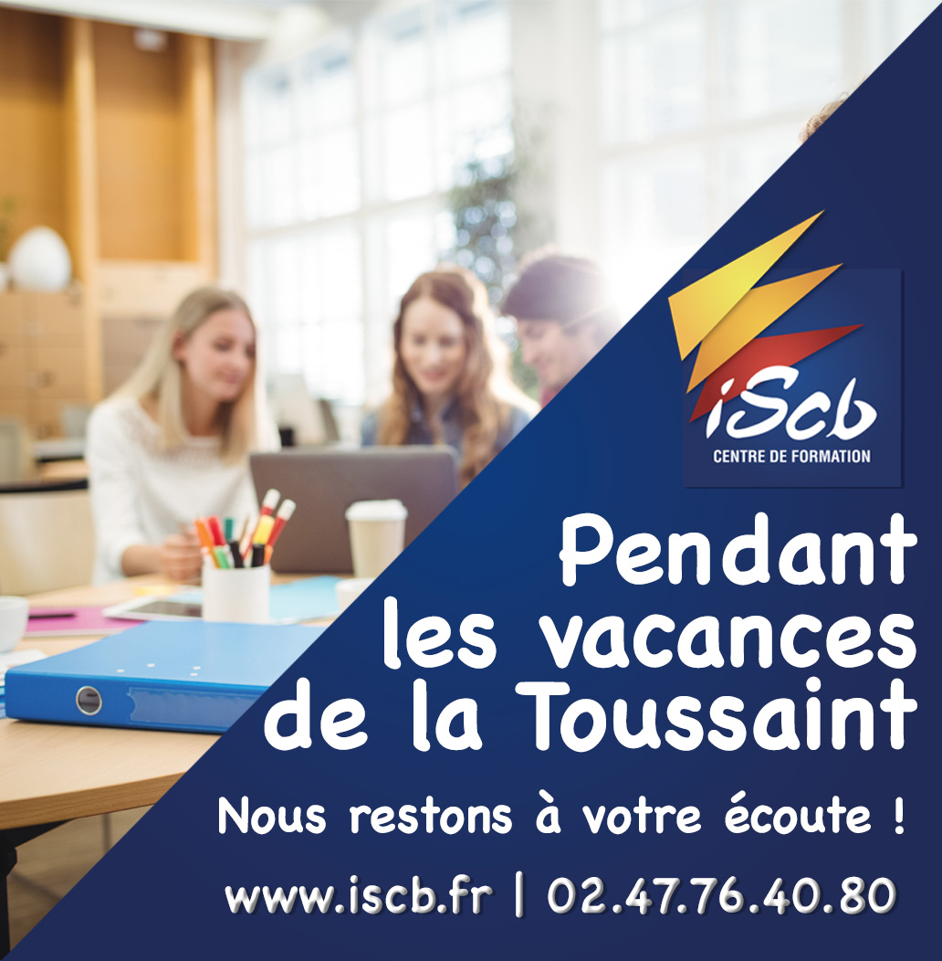 ISCB37's tweet photo. Pendant les #vacances de la #Toussaint, nous restons disponibles par téléphone au 02 47 76 40 80 aux horaires habituels de 8h à 12h30 et de 13h30 à 17h30.
Nos #apprentis restent également en formation au CFA ou en entreprise pendant cette période
👉 https://t.co/SJMm95VQvV

#iscb https://t.co/h2UAVWSoAs