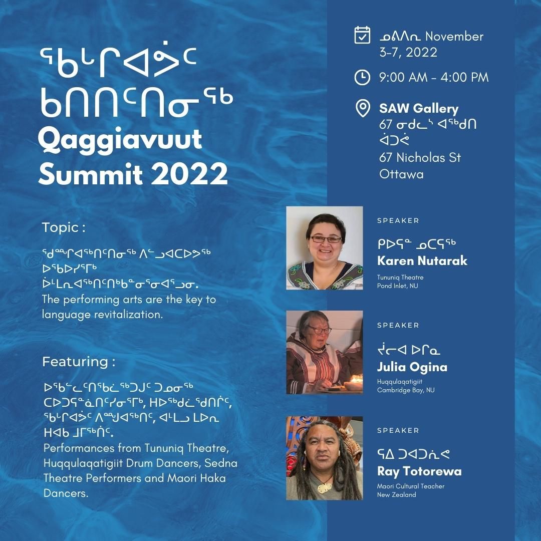 Register Now! Qaggiavuut's Performing Arts Summit - mailchi.mp/1b80d4c9672c/r…