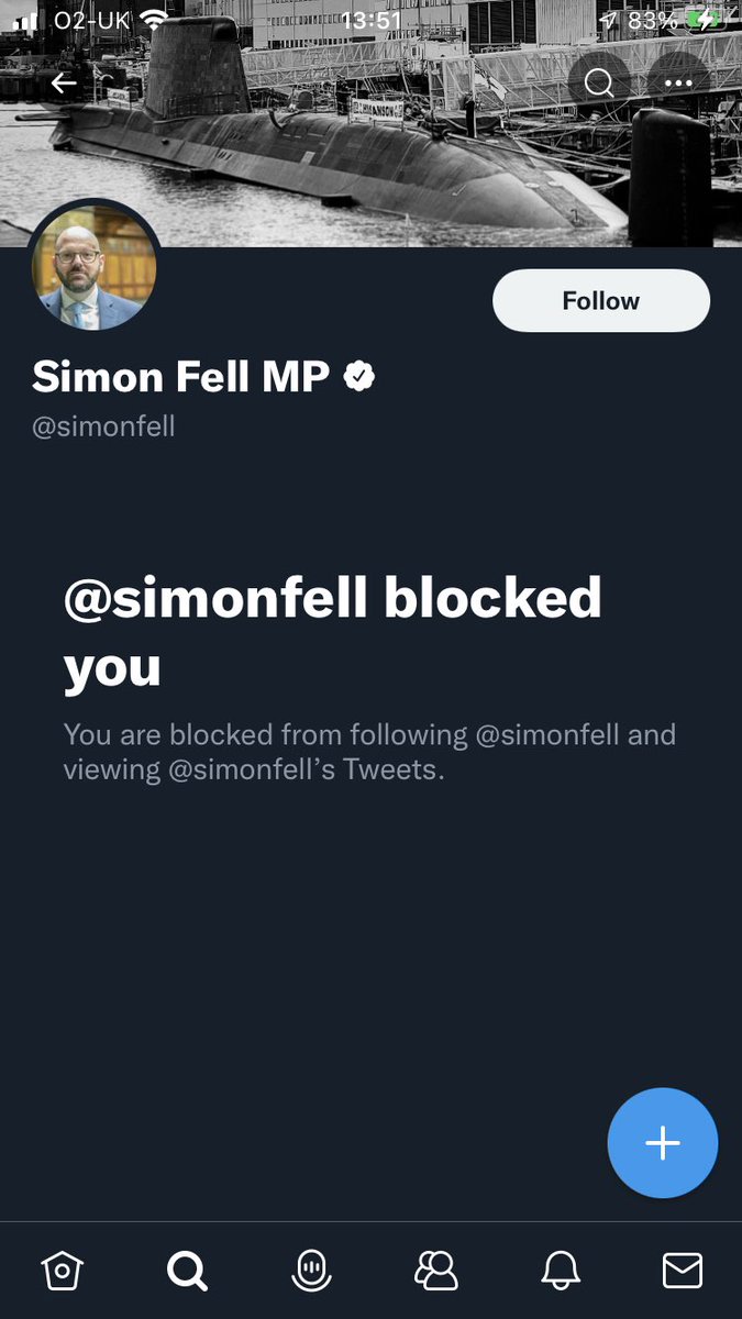 paulcurwen's tweet photo. Thanks for all the likes and retweets for this.  My elected representative in parliament has chosen to respond by blocking me.  The Twitter equivalent of hiding in a fridge.  Spineless.  #ToryShambles #GeneralElection https://t.co/Wc3osla2Sr