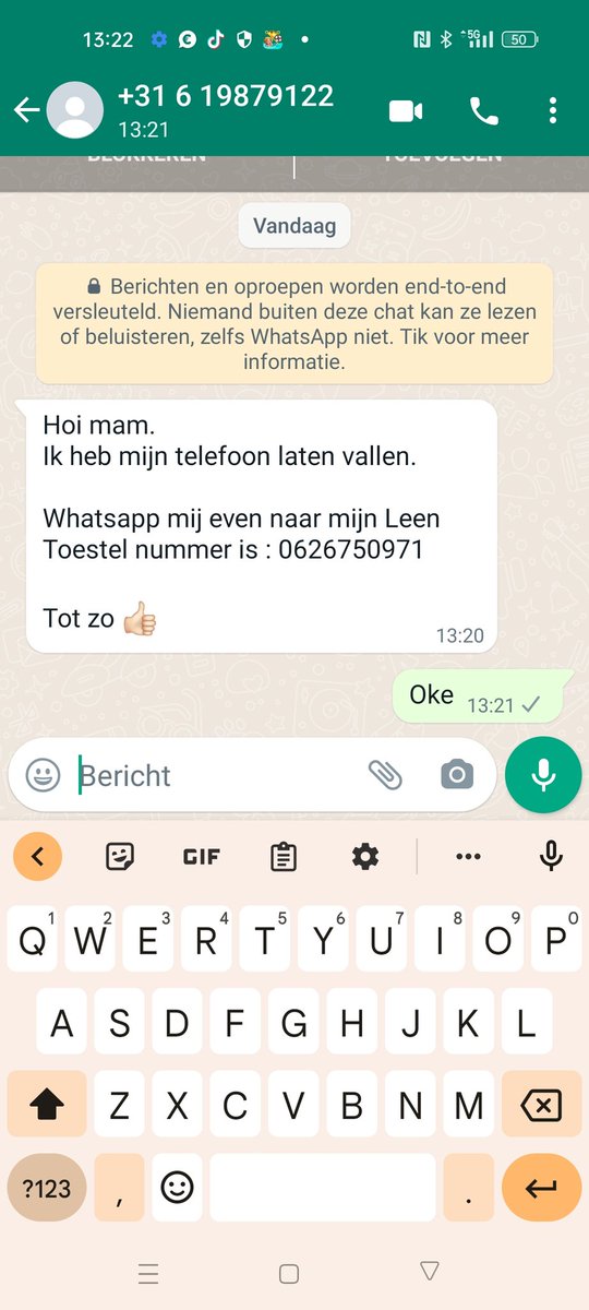 Ik blijf het knap vinden, ik heb geen kinderen tenminste niet hier op aarde. Lamzakken #oplichters #whatsappfraude #omtejanken #gatochwerken