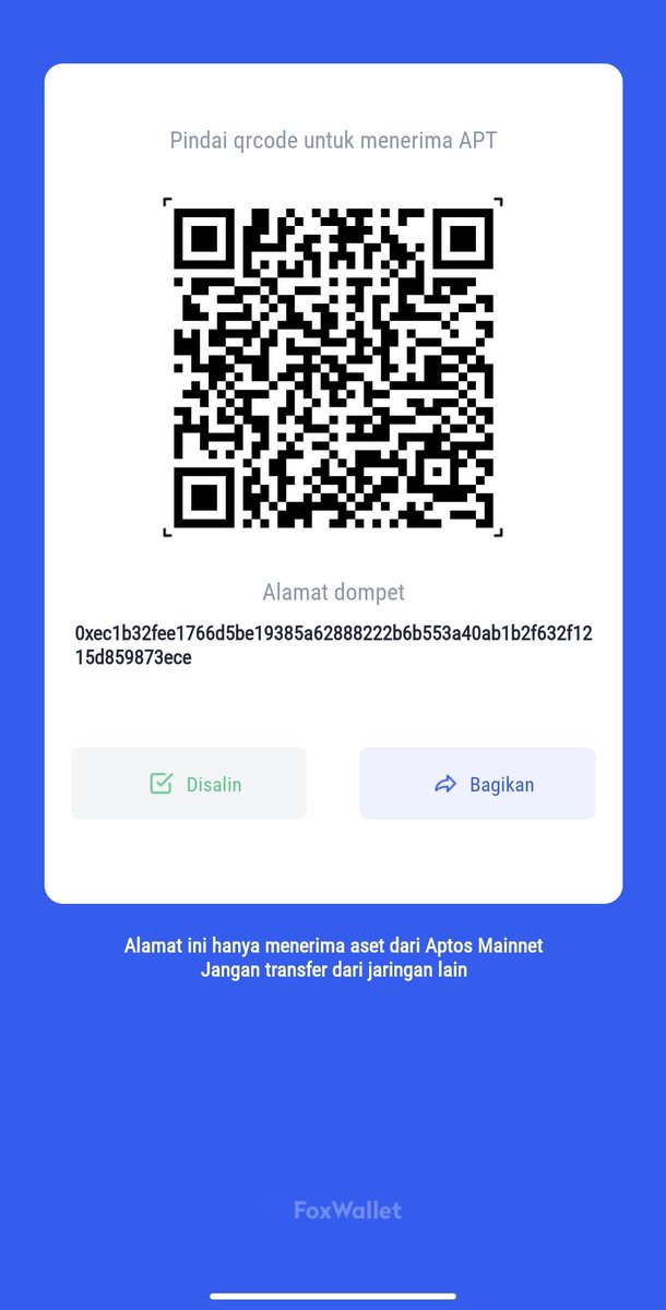 digitalbos78's tweet photo. @FoxWallet @AptosFoundation @AptosNews1 @aptos_news @AptosEcosystems @AptosNewsHQ 0xec1b32fee1766d5be19385a62888222b6b553a40ab1b2f632f1215d859873ece https://t.co/XIDnVoqlEd