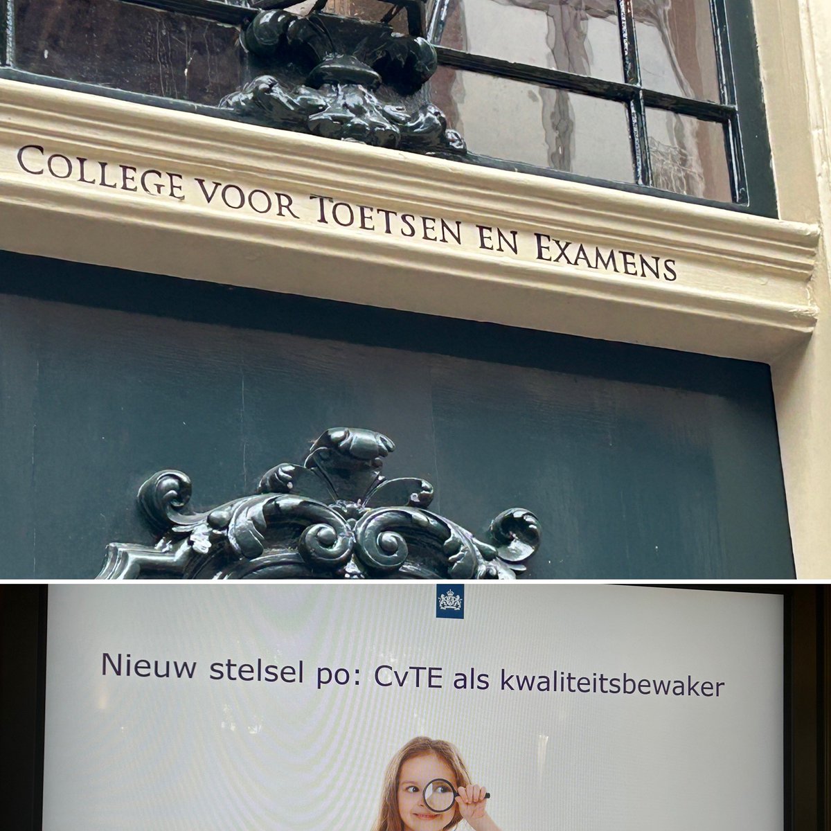 CarinZandbergen's tweet photo. Samen met @cmtpeters ondergedompeld in het nieuwe stelsel mbt “doorstroom”toetsen PO als lid en plv lid van @hetcvte #wateenexpertisezitdaar #aldeelnemendleren #superinteressant https://t.co/V9c2ubSxKh