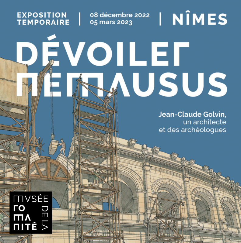 MuseeRomanite's tweet photo. [PROCHAINEMENT] Une exposition temporaire se termine tandis qu’une autre se prépare… Du 8 décembre 2022 au 5 mars 2023, découvrez l'exposition "Dévoiler Nemausus. Jean-Claude Golvin, un architecte et des archéologues" 🤩 https://t.co/8F6RznVgfO