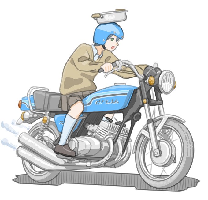 バイク女子のtwitterイラスト検索結果