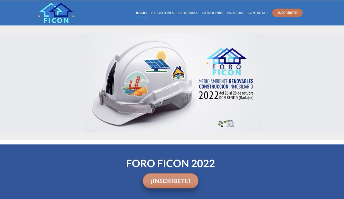 FiconFeval's tweet image. No te puedes perder Foro Ficón que se celebrará del  26 al 28 de octubre en Don Benito. 
Estamos preparando un programa 🗓 muy interesante 👏.
INSCRÍBETE en feval.com/ficon/
#Foroficon #Feval #Construccion #DonBenito #Extremadura Feval Institución Ferial de Extremadura