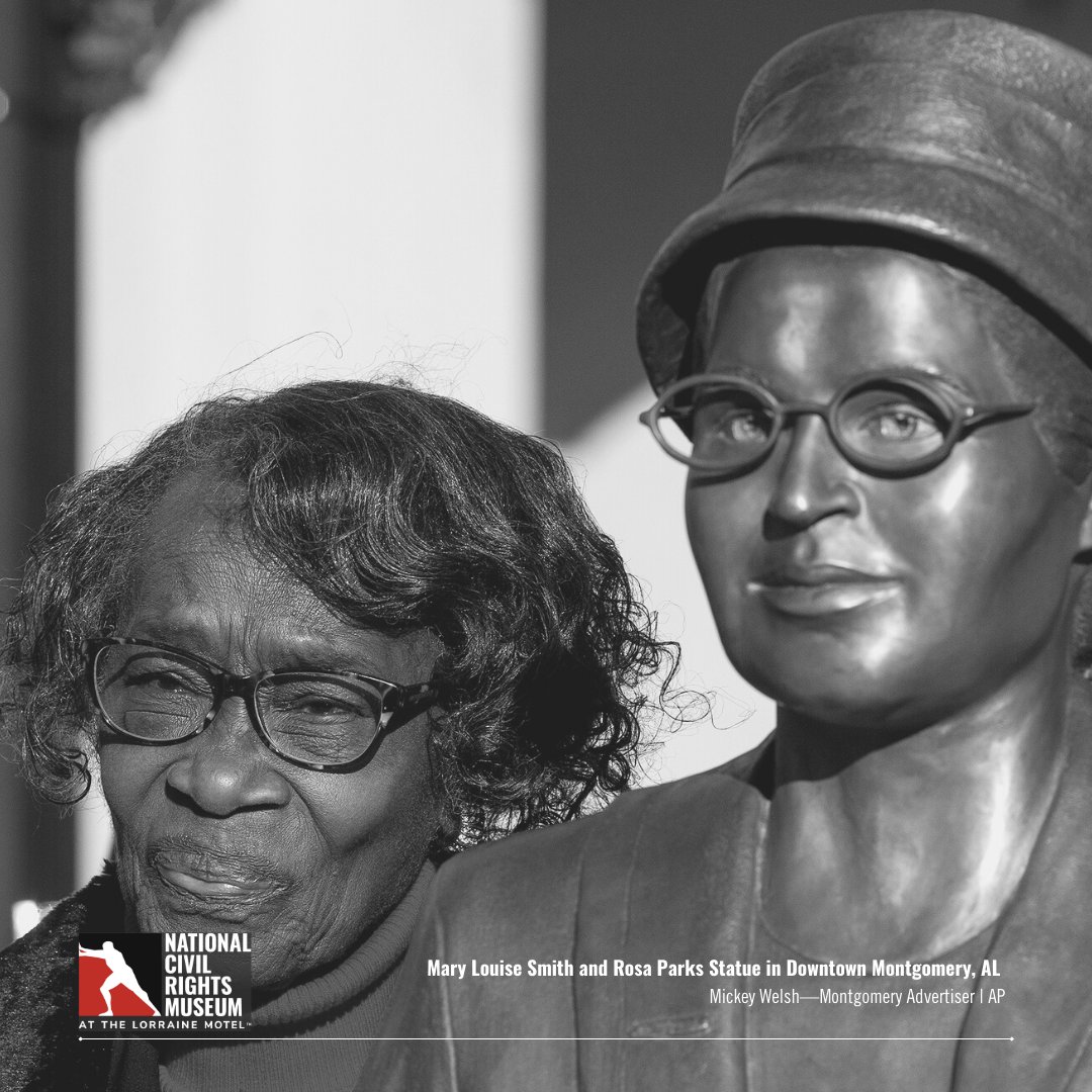 #OnThisDay in 1955, 18-year-old Mary Louise Smith refused to give up her bus seat in Montgomery, AL and was arrested - six weeks before the arrest of Rosa Parks. We should all strive for the courage to stand up to injustice when we see it.