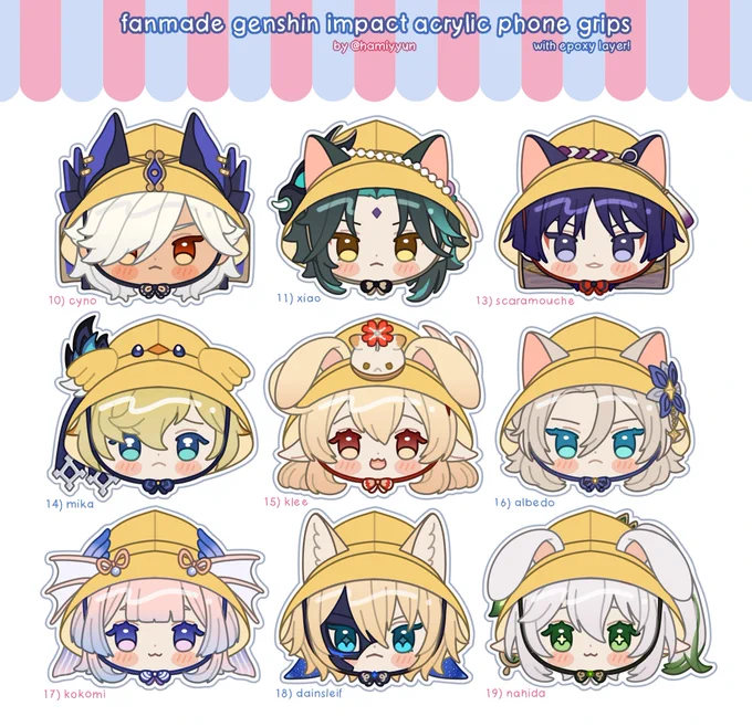 【RTs  】 SH0P OPEN! genshin phone grips, wooden charms and tote bags are now available for PO until 6 Nov  GIVEAWAY -  &amp; RT to enter, tag 2 ppl for 2nd entry- winner gets S$50 st0re voucher- ends 29 Oct!  #原神 