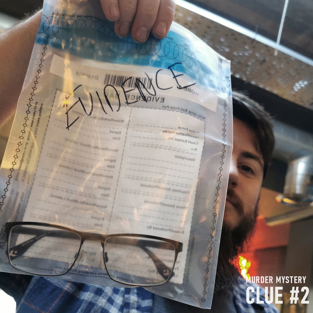 MURDER MYSTERY: CLUE 2 🔍

Detective Punk found some glasses the day after the murder... 
Could this be related to the crime? 

#Collabfest2022 #Collabfest #Brewdog #Inverurie #BrewdogInverurie #MurderMystery